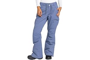 Roxy womens Nadia Ski Pant – 10K Waterproof, Insulated, PFAS-Free, Adjustable Waist & Snow Gaiters
