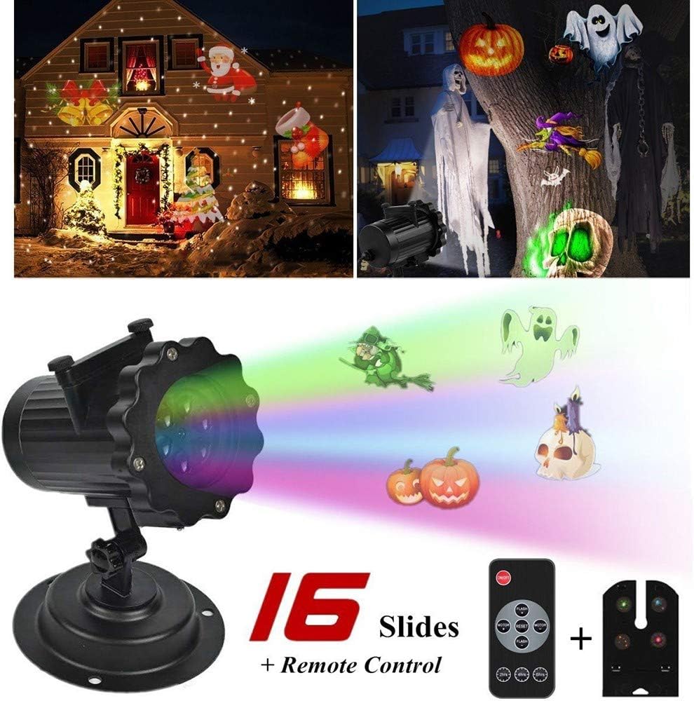 VOVOVO Christmas Projector Lights LED, 16 Patterns Decorations