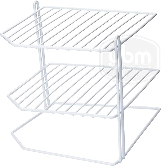 Amazon Com Ybm Home Ybmhome 3 Tier Corner Helper Shelf White
