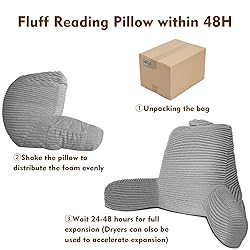 ABROLOY Reading Pillow for Adult, Bed Reading