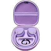 Headphone Case Compatible with JBL Tune 720BT/ 770NC/ Live 770NC/ JBL Live 660NC, Bose, Sony, Skullcandy, KVIDIO, TOZO HT2, BERIBES, Soundcore Bluetooth Headphones Purple Hard Shell