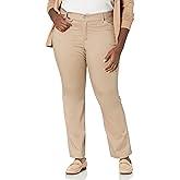 Lee Womens Plus-Size Flex Motion Regular Fit Straight Leg Pant