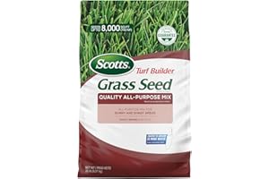 Scotts Turf Builder Grass Seed Quality All-Purpose Mix for Sunny and Shady Areas, 20 lbs.