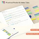Smarpau Large A4 Notebook 320 Pages 100gsm Leather Hardcover Blue view 6