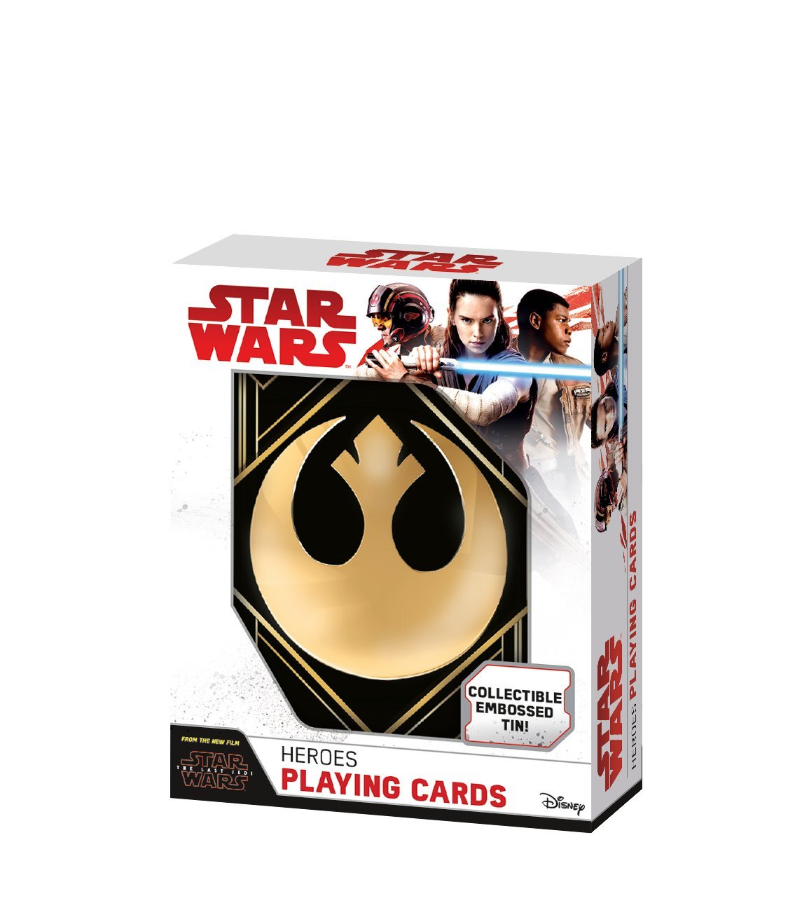 Cartamundi 100156129 Star Wars The Last Jedi Heroes Collector's Tin