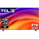 TCL 65-Inch F7D Series QLED 4K UHD HDR Smart Fire TV, 65F7D (2026) | Dolby Vision &amp; Atmos, HDR10+, DTS, Voice Remote with Alexa+, Motion Rate 240, Game Accelerator 120, Auto Game Mode