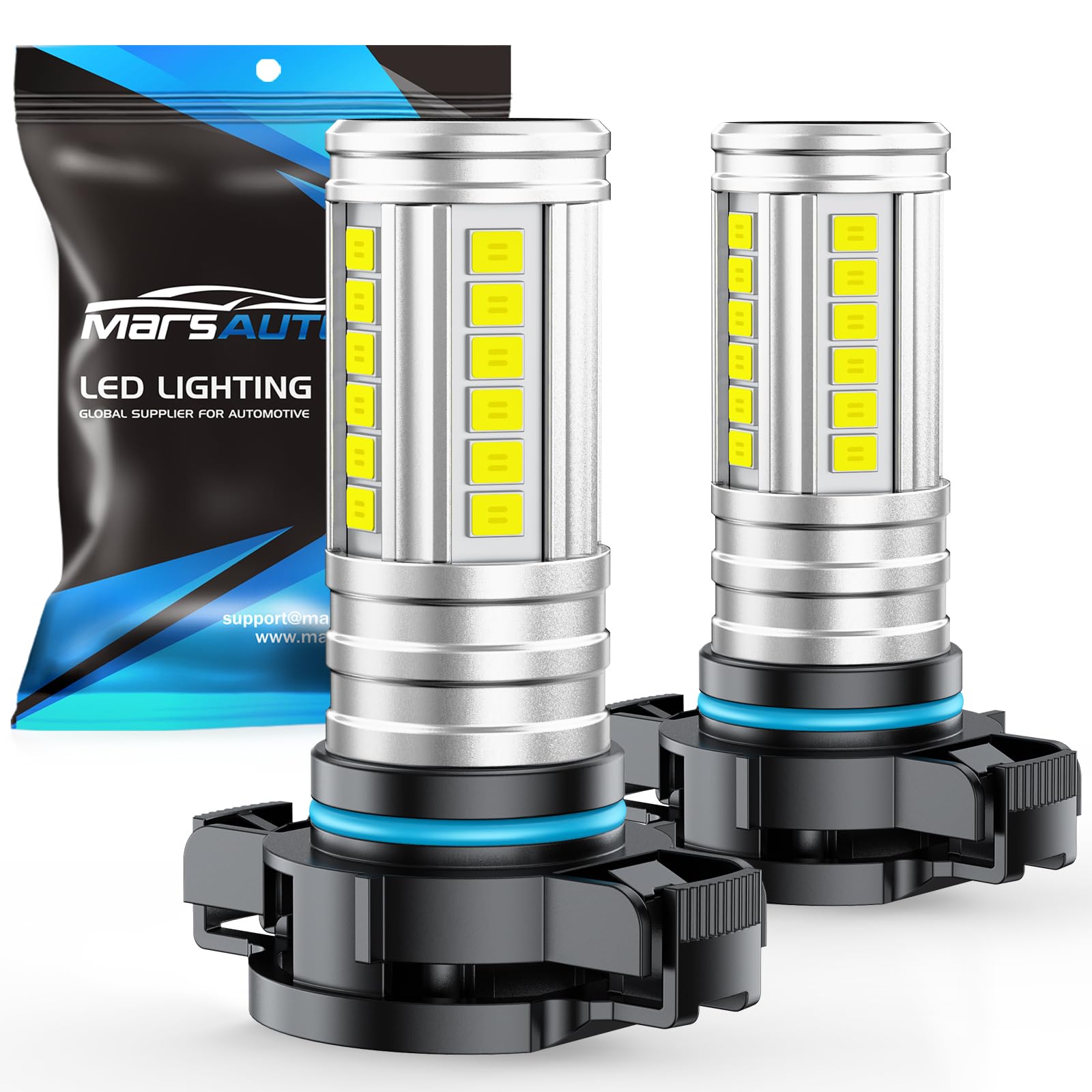 Marsauto 5201 5202 Fog Light Bulb, 10000LM PS24W