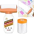 White Paint, 500g White Paint for Wall Touch up Paint for Walls, Water Based Wall Paint with Masking Film, White Wall Paint Repair Kit for Flat, Ceiling Wall, Remove Stains, Scratches (White)