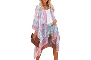 Moss Rose Women Summer Bikini Kimono Bathing Suit Cover Ups for Swimwear