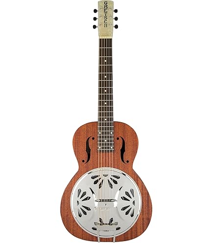 Amazon.com: Gretsch G9240 Alligator Mahogany Round Neck Resonator