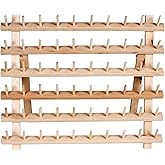 Dritz Wooden Thread Rack, 1 Count, Smooth Wood