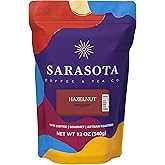 Hazelnut Ground Coffee | Hazelnut Flavored Coffee Medium Roast | Smooth Nutty Gourmet Flavored | Specialty Grade | 12 oz