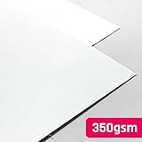 TownStix 20 Sheets 350gsm A4 White Card Thick Card Paper Pack view 4