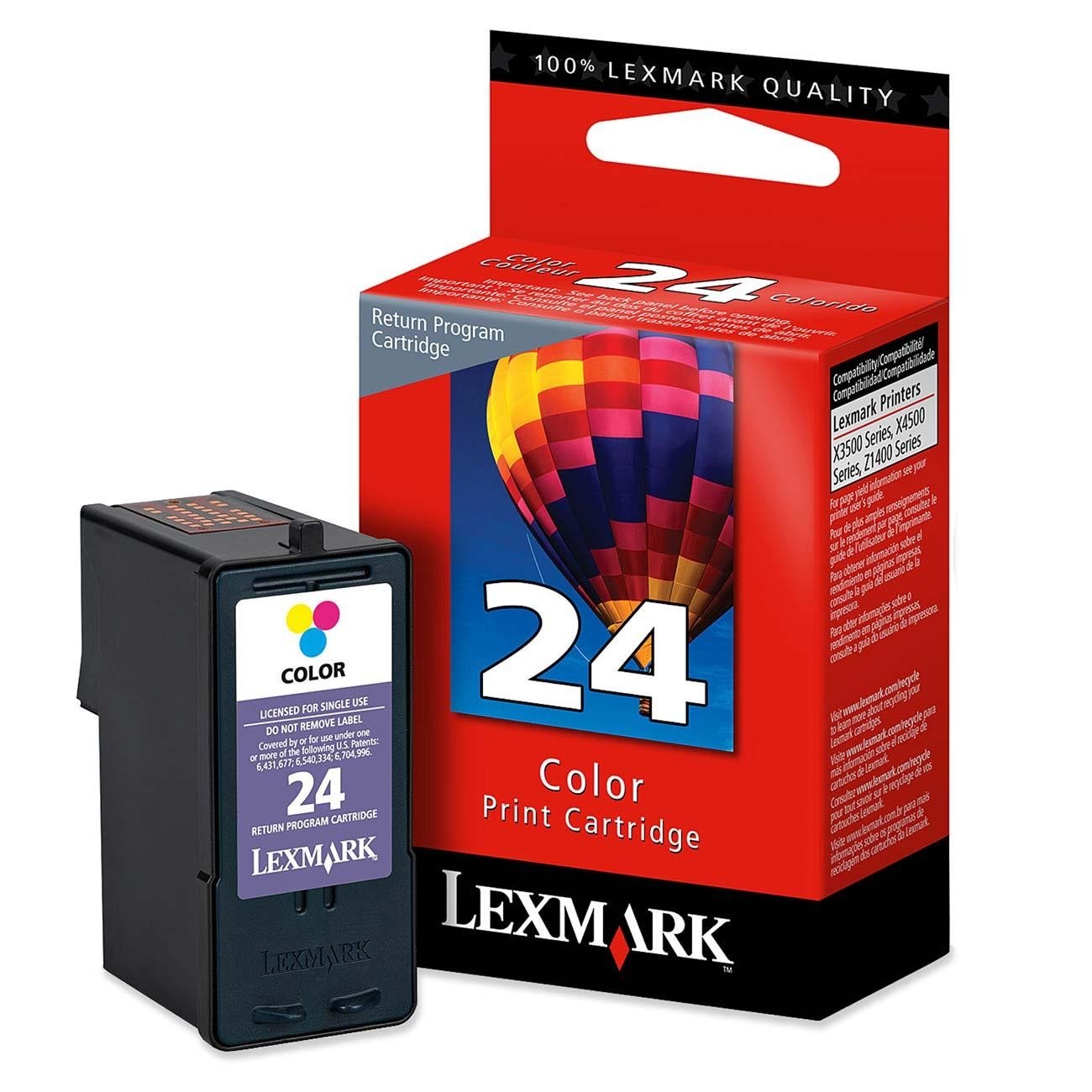 Lexmark Cartridge No. 24 - Print cartridge - 1 x colour (cyan, magenta, yellow) - LRP