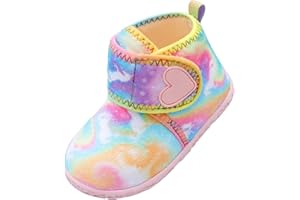 LeIsfIt Toddler Slippers Boys Girls House Slippers Kids Winter Boots Warm Lightweight House Shoes Non-slip Indoor Slipper Shoes