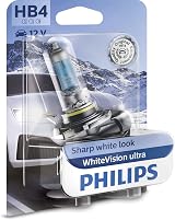 Philips WhiteVision Ultra HB4 Car Headlight Bulb Single Blister