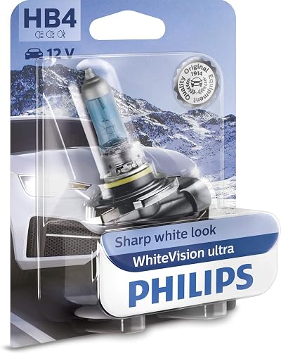 Philips WhiteVision Ultra HB4 Car Headlight Bulb Single Blister