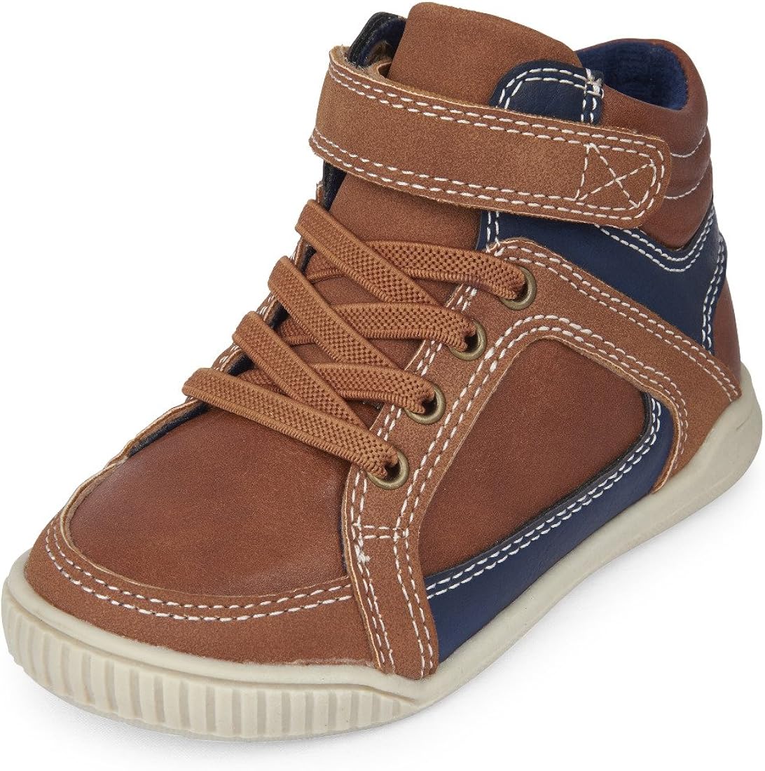 The Children's Place UnisexChild High Top Laceup Sneaker