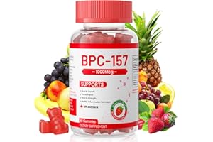BPC 157 Peptide Gummy candy, supports muscle growth, tissue repair, strength, non-GMO, gluten-free, 60 Gummy candy
