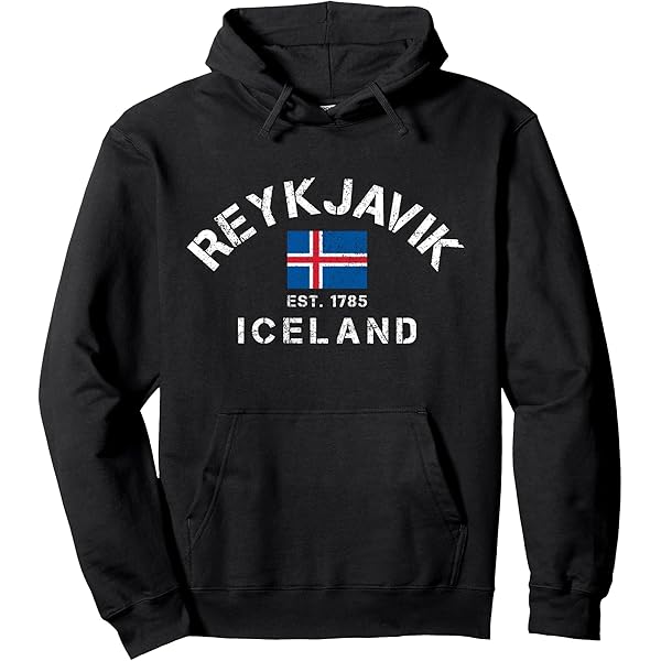Island Iceland Flagge Sweatshirt - 8.5 Oz Klassischer Schnitt