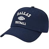 Fcexanthon Football Fan Hat,Embroidered Adjustable Football Cap for Men, Women,Cotton Trucker Cap,Game Day Gift