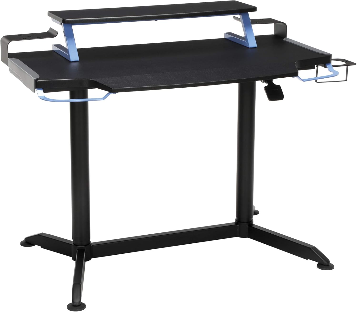 RESPAWN 3000 Gaming Computer Desk - Ergonomic Height Adjustable Gaming Desk, in Blue
