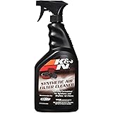K&N Synthetic Air Filter Cleaner and Degreaser: 32 Oz Spray Bottle; Restore Engine Air Filter Performance, 99-0624