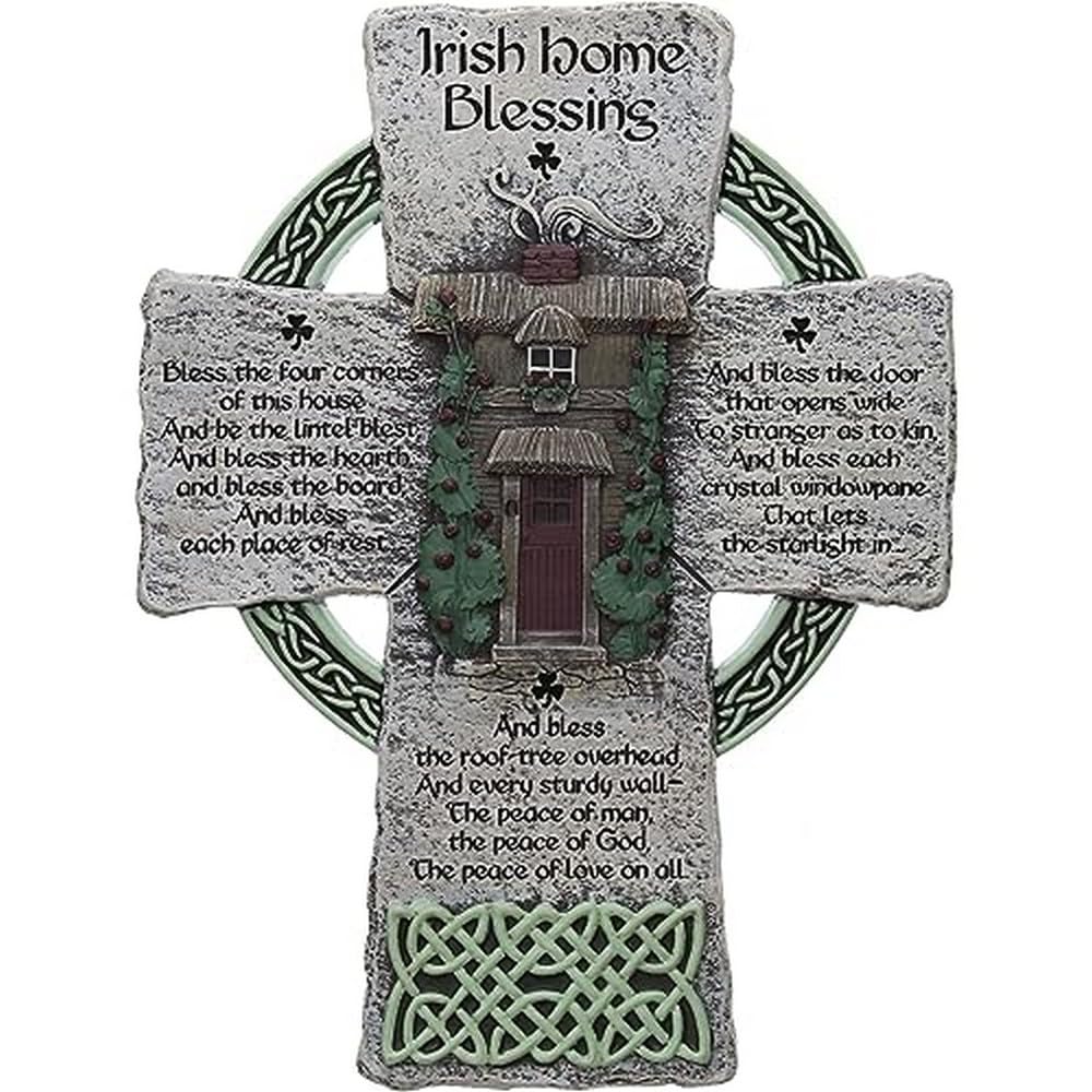 Abbey Gift 6" x 8" Irish Home Blessing Cross
