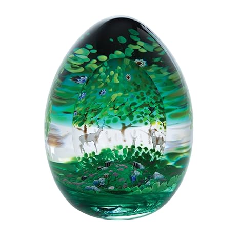 Caithness Glass Woodland Jahreszeiten – Summer Blossom – Limited Edition, Multi