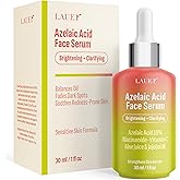 Azelaic Acid Face Serum 10% for Women – Brightening & Clarifying Facial Serum with Niacinamide, Vitamin C, Hyaluronic Acid & Jojoba Oil – Redness & Dark Spot Balancing, 1 fl oz