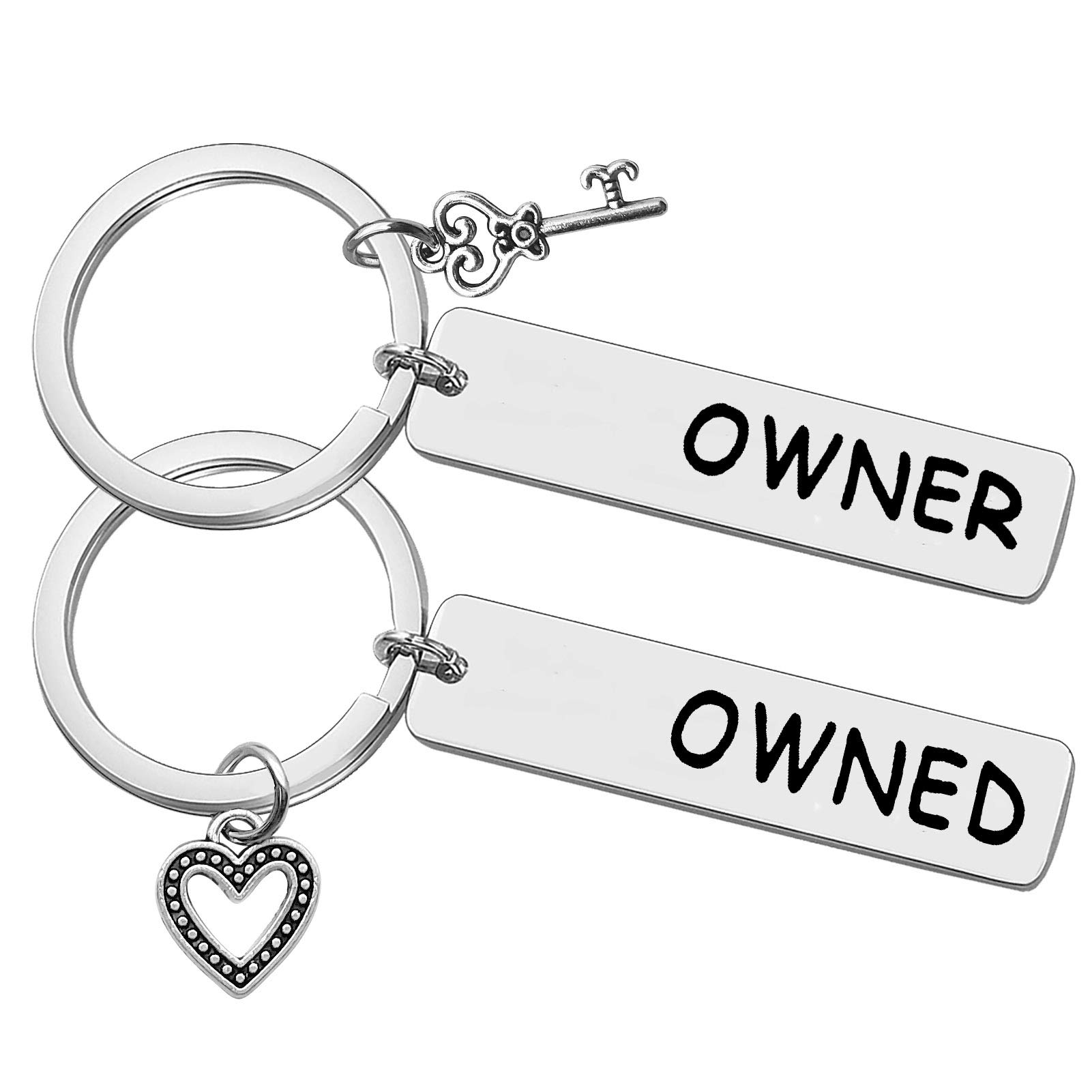 Couples Keyring Gift for Boyfriend Husband Couples Keychains Set Owner and Owned Keychain BDSM Gifts Daddydom Gift DDLG Gifts Babygirl Gift Couples Christmas Valentines Birthday Gifts DDLG Keychain