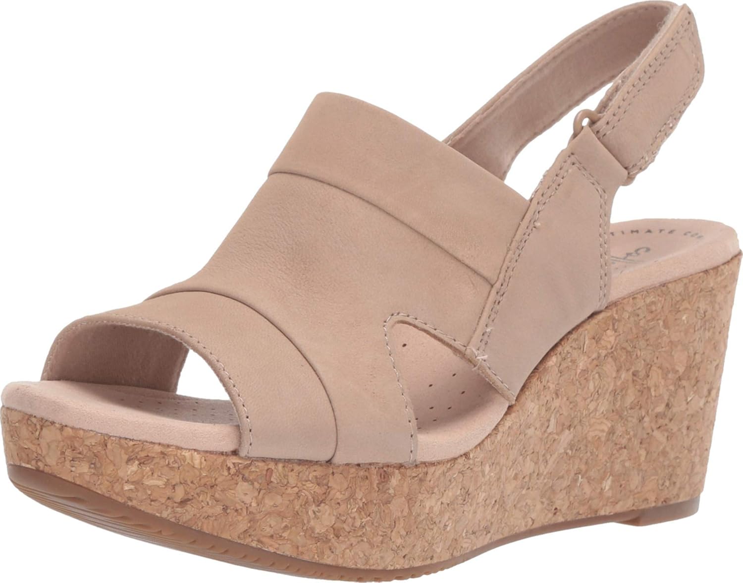 Clarks Women's Annadel Ivory Wedge Sandal