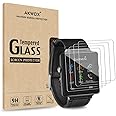 (Pack of 4) Tempered Glass Screen Protector for Garmin Vivoactive, Akwox [0.3mm 2.5D High Definition 9H] Premium Clear Screen Protective Film for Garmin Vivoactive