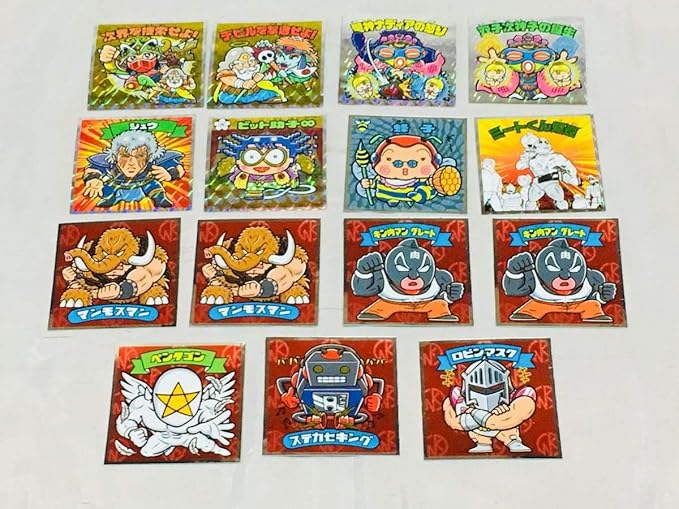 Amazon ビックリマンシール キラのみ 15枚 まとめて ロッテ キン肉マン 悪魔vs天使 外伝 等 まとめ アニメ 萌えグッズ 通販