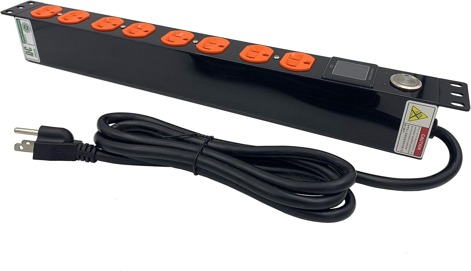 8 Outlets Switched PDU Surge Protection Power Strip with