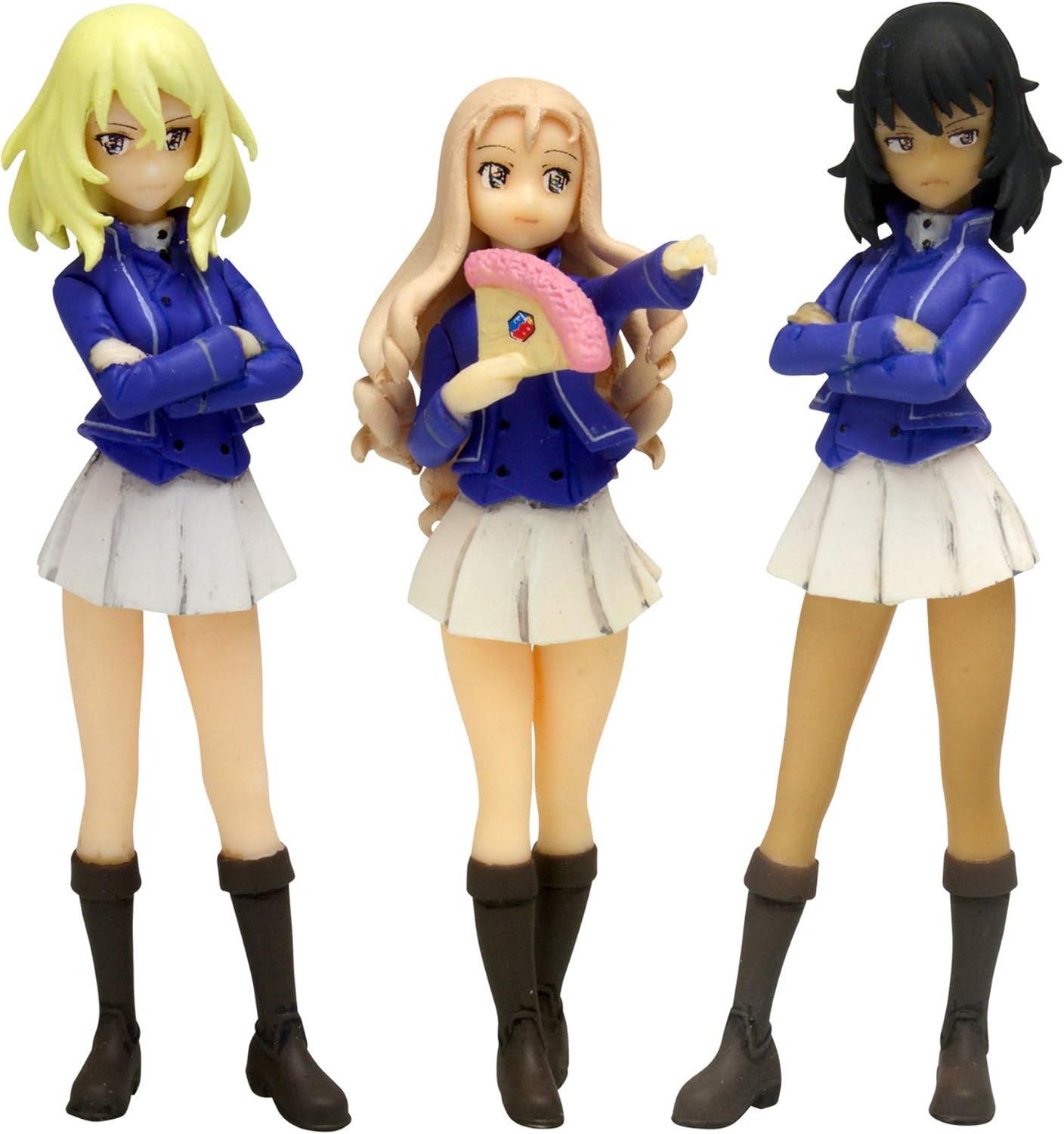 Amazon プラッツ ガールズ パンツァー最終章 1 35 自由学園 フィギュアセット フィギュア ドール 通販