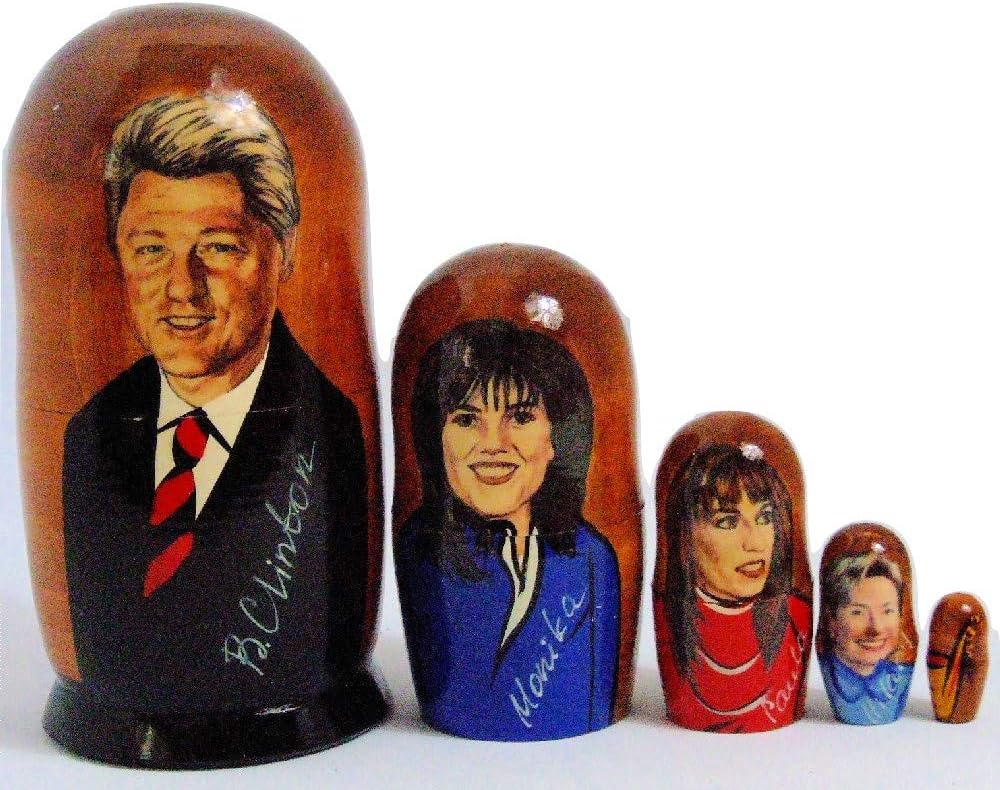 bill clinton nesting dolls