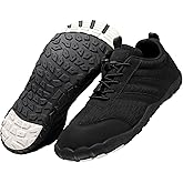 QICAVZW Barefoot Shoes Women Men Minimalist Running Shoes with Wide Toe Box Trail Hiking Shoes Sneakers for Walking Grounding Climbing Weightlifting Unisex