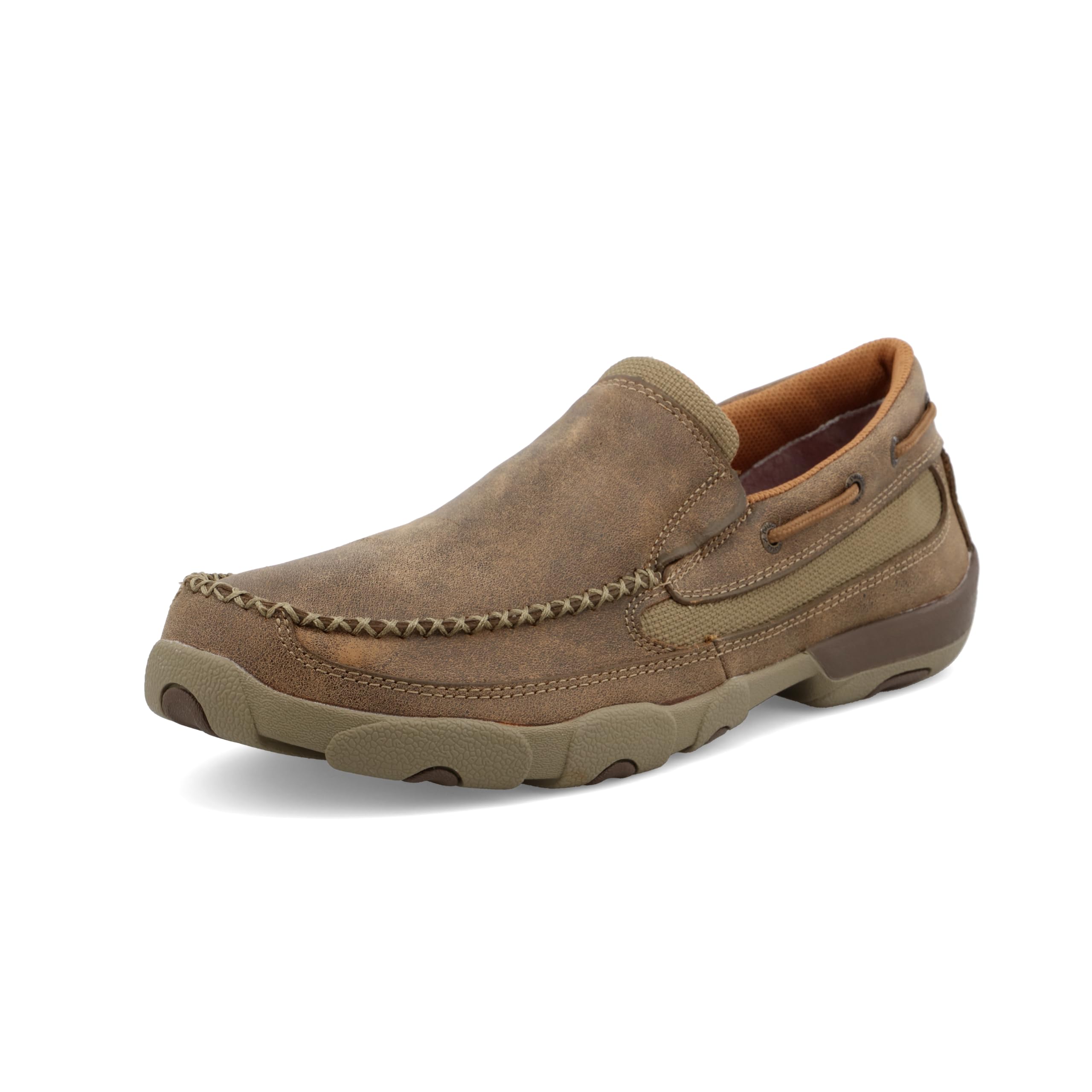 Twisted X Men's Slip-On Driving Moc, Moc Toe, Bomber, 12 M Image