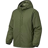UIQUR Men's Cycling Jacket Rain Jacket Waterproof Windbreaker Raincoat Running Hiking Gear Hood Lightweight Packable