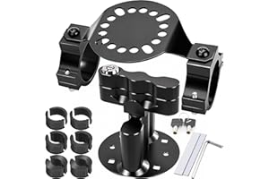 Drieaco Upgraded RX-LOX-PM Gas Can Pack Mount with Keys Locking Compatible with Rotopax Gasoline Pack & Water Pack Fuelpax Standard Pack, Universal Water Tank Gas Can Mount Kit for UTV ATV Jeep Truck