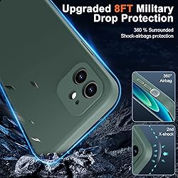 DEENAKIN Magnetic for iPhone 12 Case Silicone with