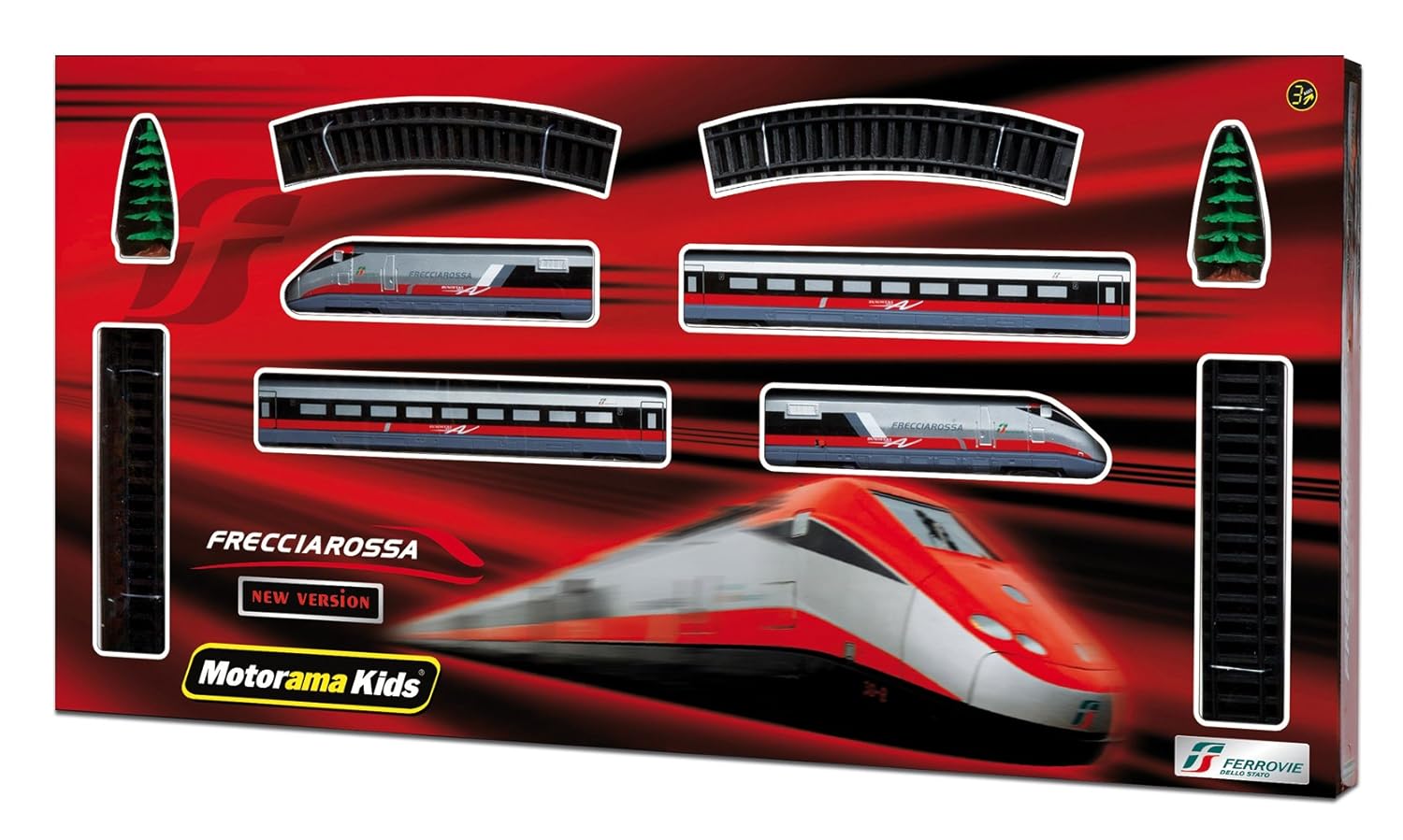 Mac Due Motorama Treno Freccia Rossa a Batteria Scala 1 87 Amazon Giochi e giocattoli