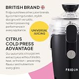 Fridja f800 Automatic Citrus Juicer Machine 50W 400ml Black Stainless view 8