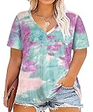CARCOS Plus Size Tops for Women 3X Short Sleeve T