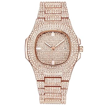 iced out nixon watch