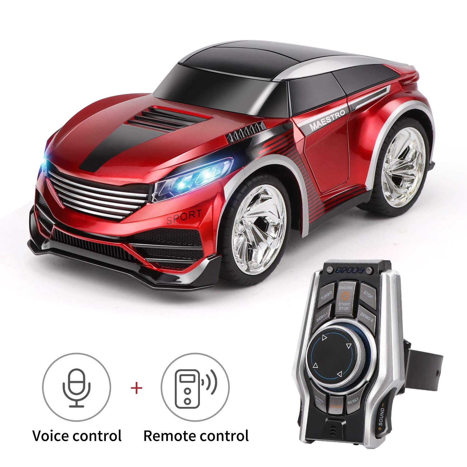 voice controlled rc car with smartwatch