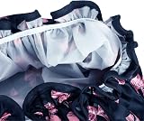KissDate PrettyDate 3 Packs Double Layer Shower Cap Elastic Waterproof Bath Cap view 4