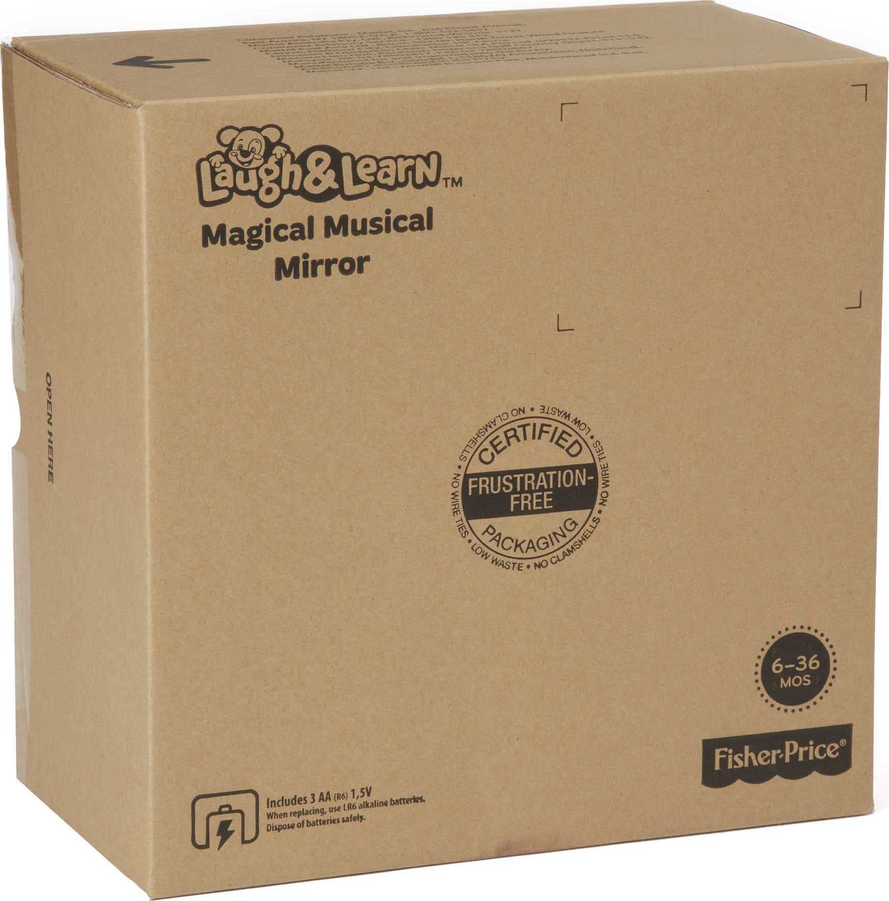 Fisher-Price Baby & Toddler Toy Laugh & Learn Magical Musical Mirror Pretend Vanity Set for Infants Ages 6+ Months (Amazon Exclusive)