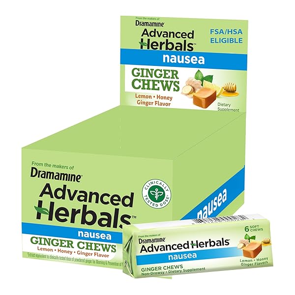 FROM THE MAKERS OF DRAMAMINE, ADVANCED HERBALS, GINGER...